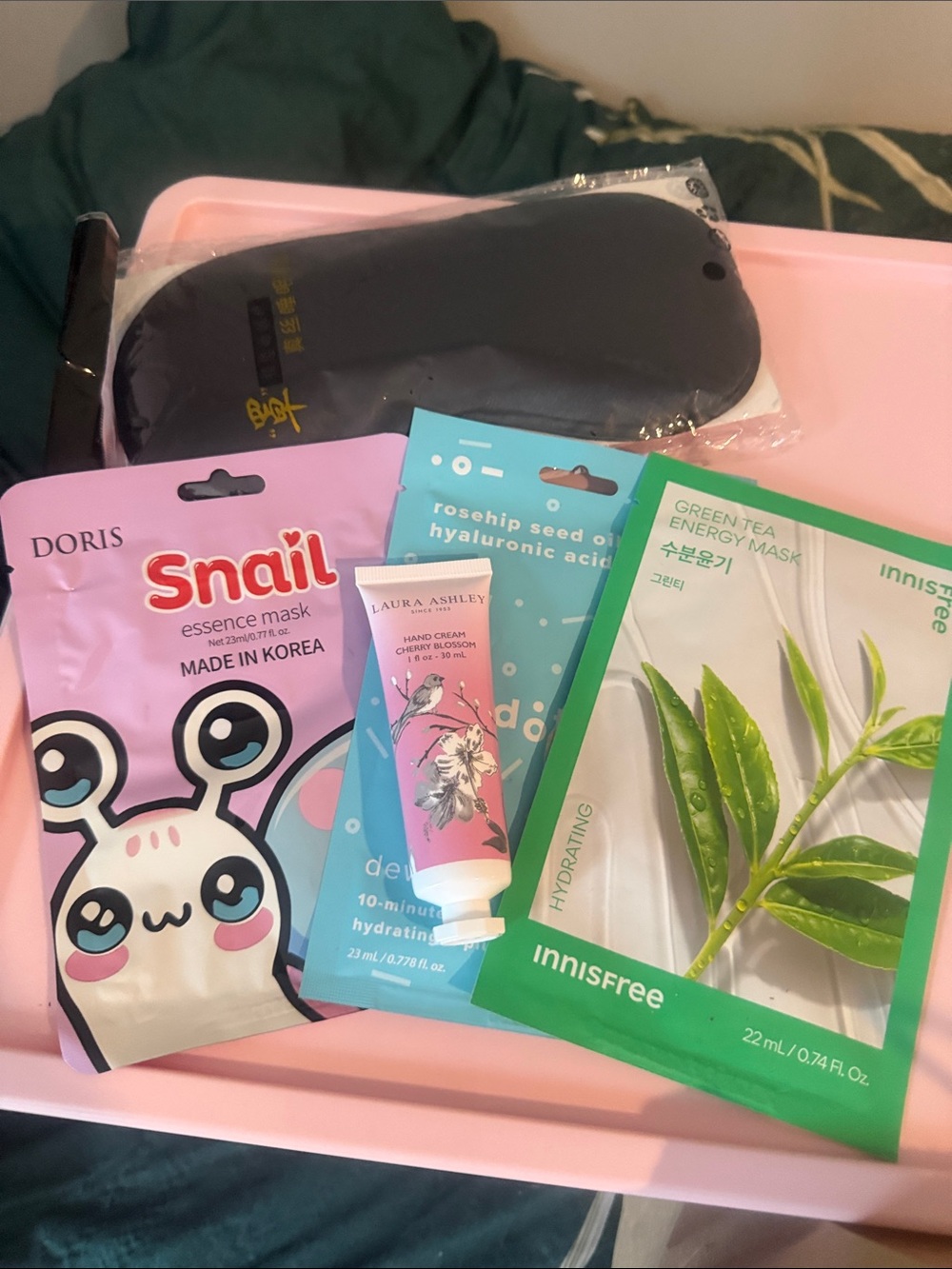 Self-Care Skincare Gift Bundle – Innisfree, Doris, Rosehip & Laura Ashley